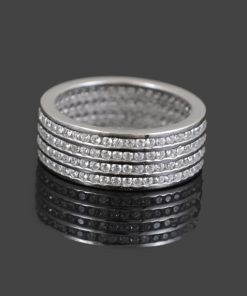 Сребърен пръстен Fusion с циркони от бижутерия Blessa на цена 62.00лв