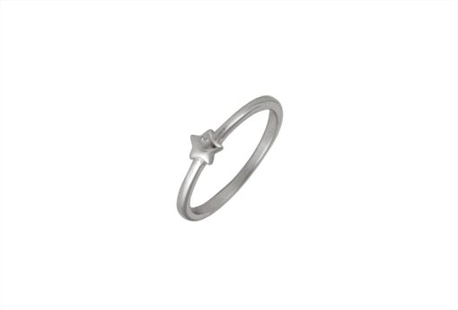 Сребърен пръстен “Star“ с покритие от родий на бижутерия Blessa цена 32.00лв