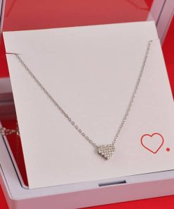 бижута Блесса подаръци за свети валентин сребърно колие 1Mine heart на цена 39.00лв