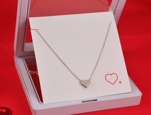 бижута Блесса подаръци за свети валентин сребърно колие 1Mine heart на цена 39.00лв