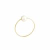 златен пръстен с естествена перла от бижутерия Блеса на цена 89.00лв.