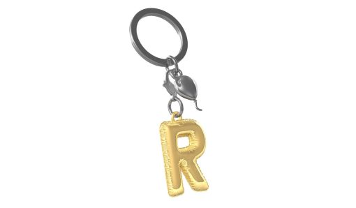 Луксозен ключодържател с буква ~R~ 2