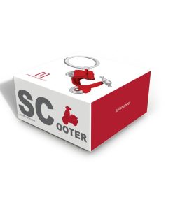 Луксозен ключодържател ~ Scooter red~ 6