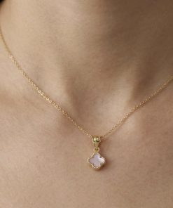 Златно колие ~ Eliff pink~ 5 Златно колие ~ Eliff pink~ 2