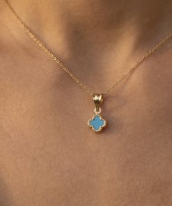 Златно колие ~ Eliff turquoise~ 2