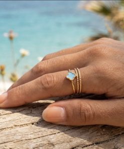 Alternative view of Златен пръстен ~Eliff turquoise~